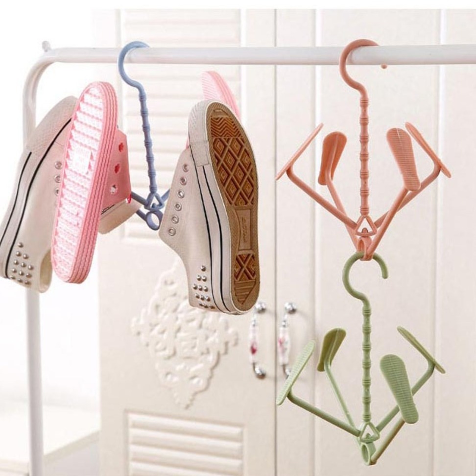 Best Selling Plastic Display Shoes Hanger Hook Used In The Supermarket Wholesale Shop Black Plastic Shoe Hanger