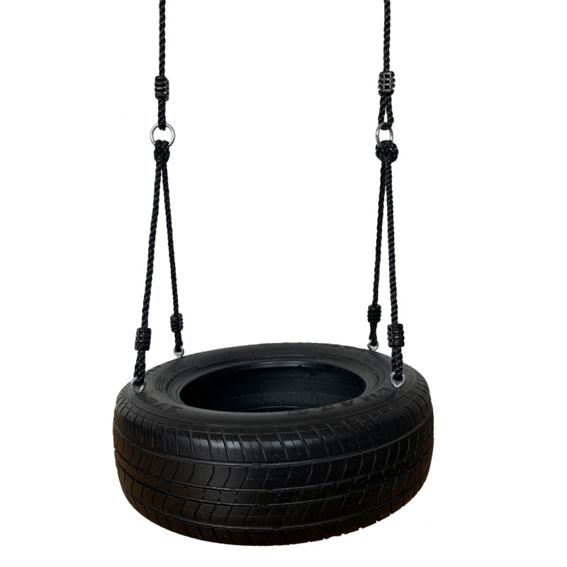 Heavy Duty Tyre Swing with Chains Plastic Tire Swing for Kids Outdoor