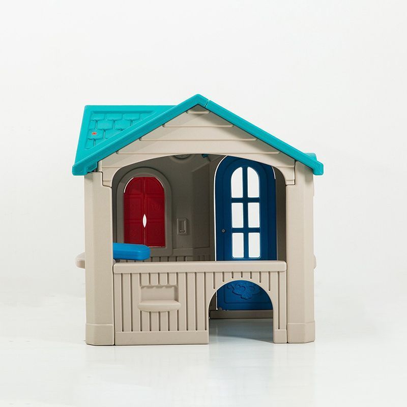 Indoor Kids Plastic Playhouse Garden Backyard Friendly Cartoon Play House for Kids' Doll Houses