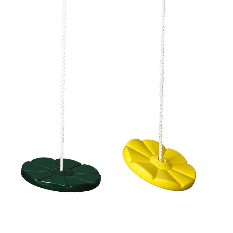 Blow Molding Backyard Design Disc Swing With Climbing Rope Tree Swing Seat for kids JUNGLE GYM