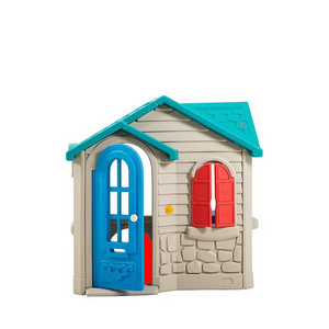 Indoor Kids Plastic Playhouse Garden Backyard Friendly Cartoon Play House for Kids' Doll Houses