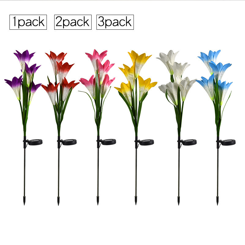 Hot Styles Waterproof Decorative Flower Lamps Solar LED Garden Sunflower Stake Lights Outdoor