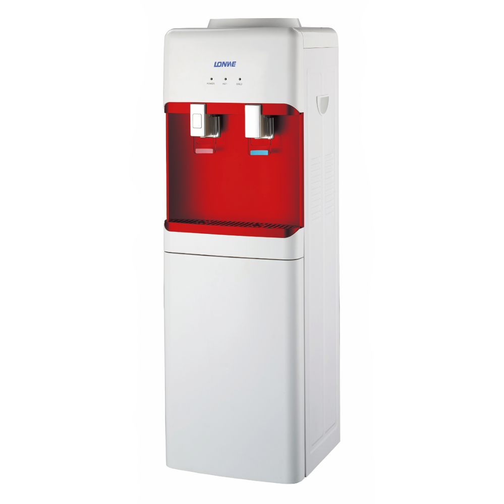 new korean  hot and cold  child lock  water dispenser with refrigerator