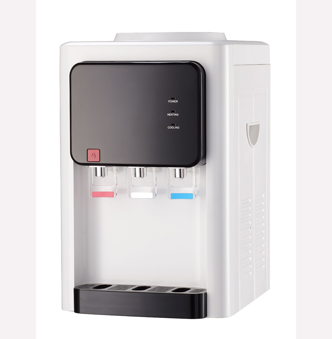 desktop electric cooling  water cooler with three taps