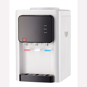 desktop electric cooling  water cooler with three taps