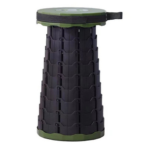 Hot sales heavy load adjustable retractable portable collapsible telescopic plastic folding stool with cushions backpack