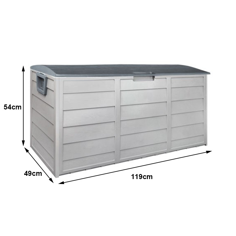 290L large capacity general storage box outdoor plastic folding box with lid