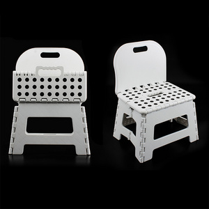 Cute fold stool plastic camping fold stool mini portable stool folding chair for kids