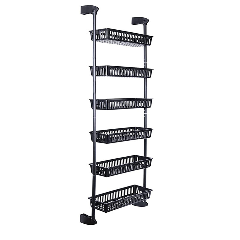 Door rear shelving Bathroom home organizer shower hanging basket Kitchen bathroom shelving