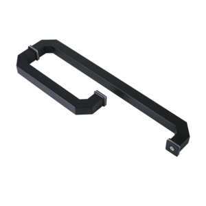 Matte Black SS304 Stainless Steel Shower Pull Door Handle 2 Pieces Back-To-Back Bathroom Glass Door Pull Handle