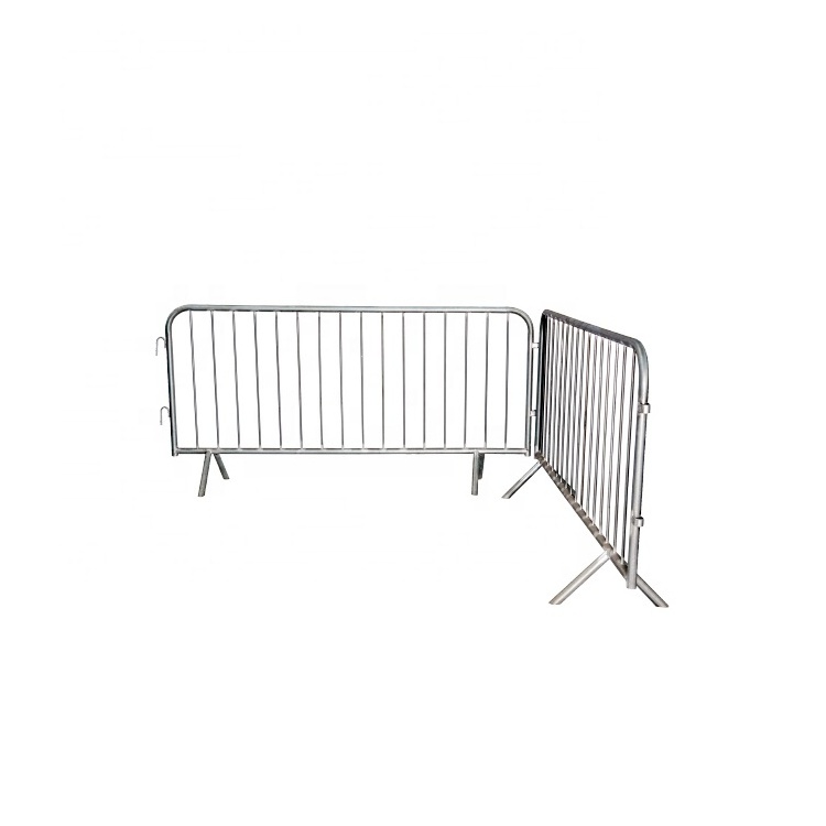 NEW Custom Removable Temporary Portable Crowd Control Safety Barrier Fence with detachable feet