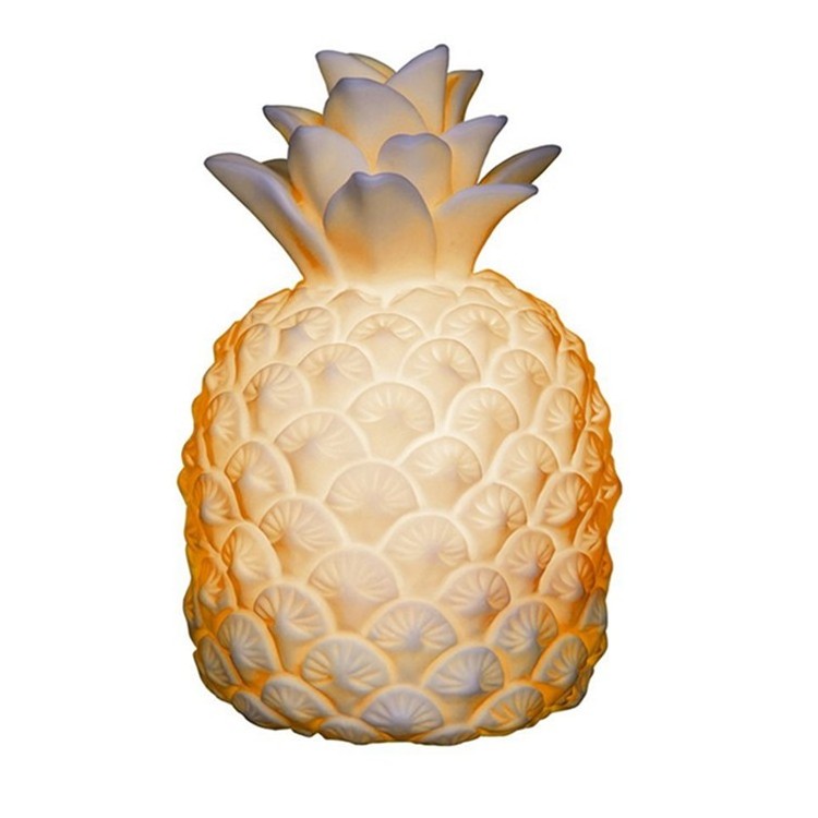 Pineapple LED Colour Changing pvc night light Plastic Mood cute night light touch led lamp