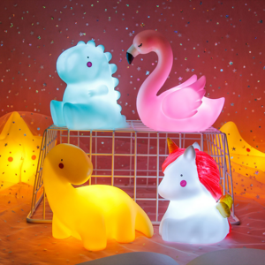 Kids Bedroom Battery Operated Mini Lamp Portable Decor animal kid living room night LED Night Light Unicorn Night Lamp