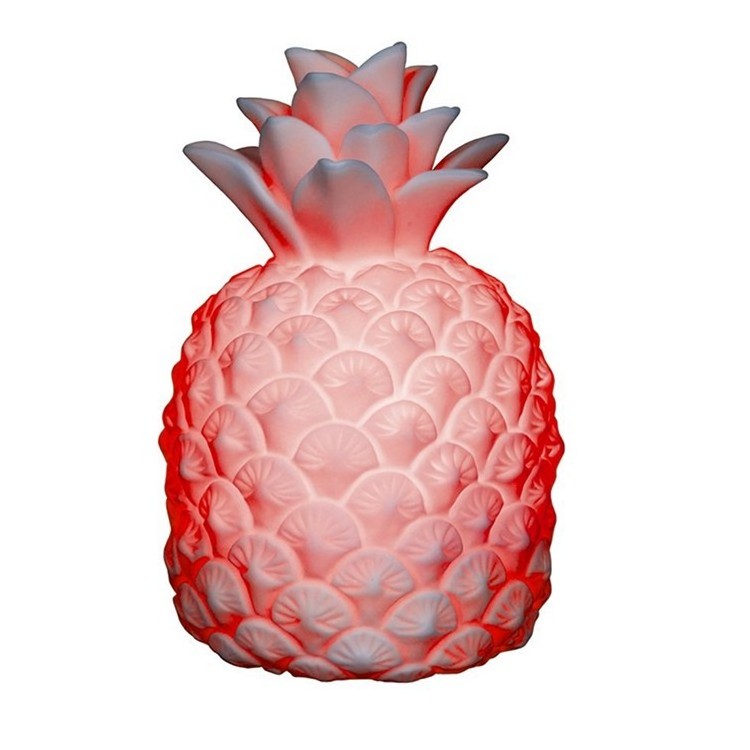 Pineapple LED Colour Changing pvc night light Plastic Mood cute night light touch led lamp