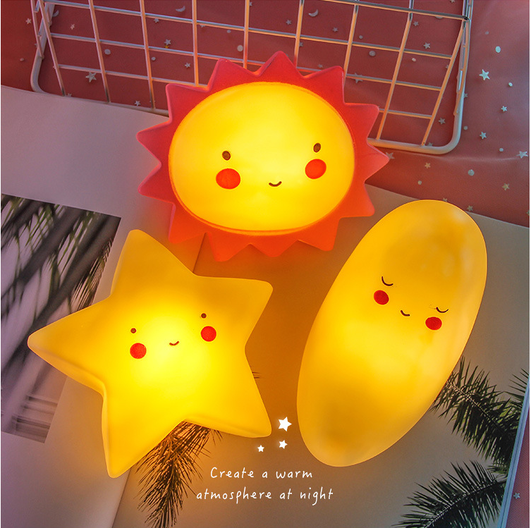 Kids Bedroom Battery Operated Mini Lamp Portable Decor animal kid living room night LED Night Light Unicorn Night Lamp