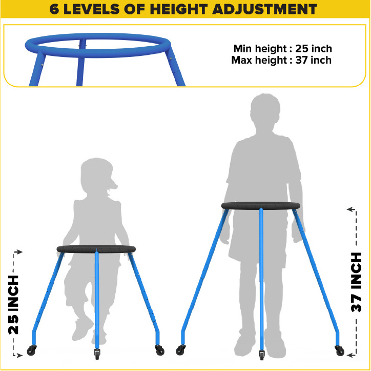 Skating Learning Aid & Support with Adjustable Height for Adults and Kids Roller Skate Trainer