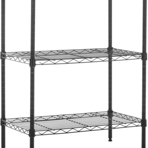 3-tier Adjustable Heavy Duty Storage Shelving Unit Steel Organizer Wire Rack Shelf