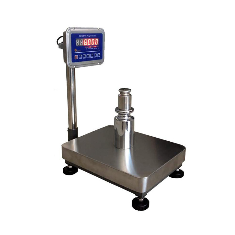 High accuracy good quality 30 x40 Stainless steel waterproof 100kg bench scale price of weighing scale