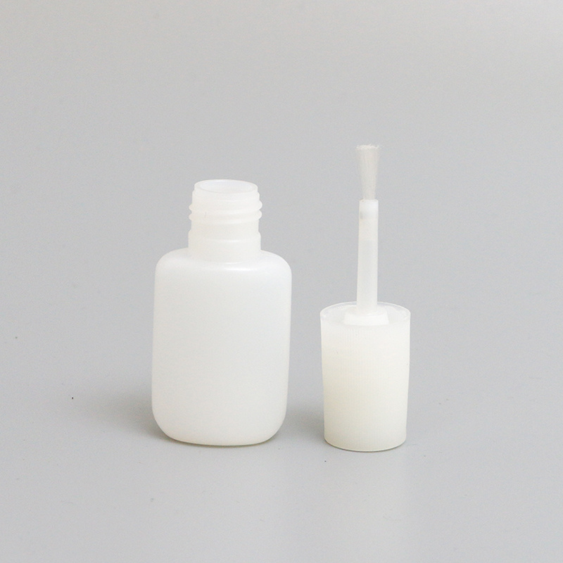 plastic glue dropper bottle bottle nail rhinestone empty nail  plastic 2ml 3ml 10ml super glue bottle with brush