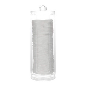 Wholesale Factory Plastic Cosmetic Cotton Pad Holder and Makeup Cotton Rounds Removers Storage Display Rack