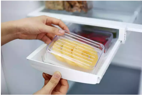 Refrigerator Fresh Keeping Ziplock Bag Rack Can Pull Slide Hanging Storage Rack For Food