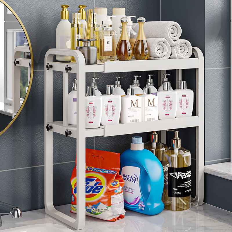 Kitchen Under Sink Expandable Cabinet Storage Shelf Bathroom Organizer And Storage