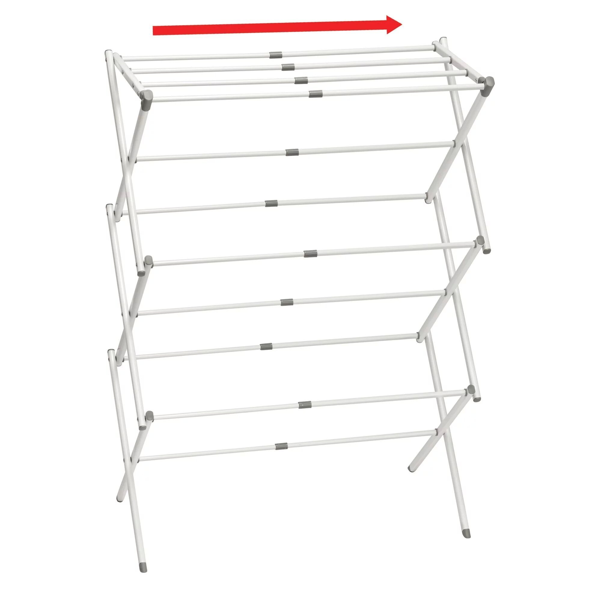 Space Saving adjustable Expandable foldable metal Laundry clothes Drying rack