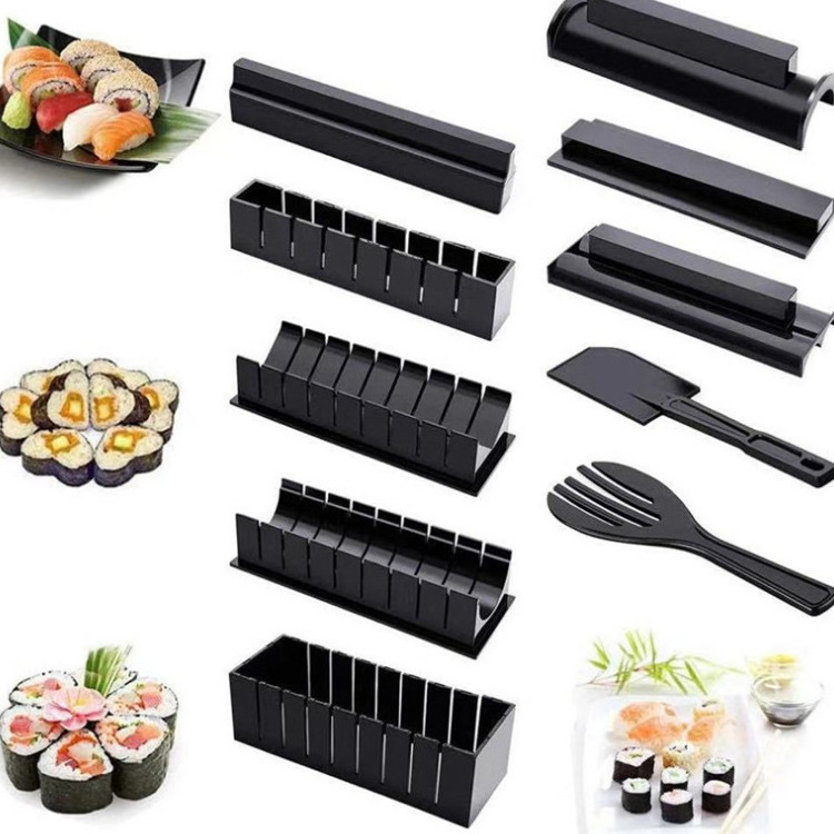 Kitchen Professional No-stick DIY Seaweed Rice Sushi Tools Roller Sushi Making Kit