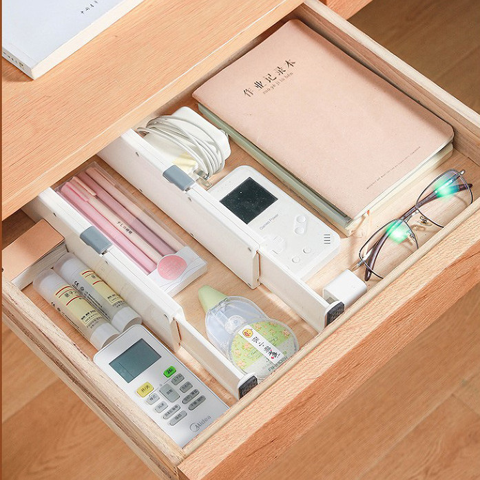 Bedroom Bathroom Drawer Adjustable Separators Organizers Expandable Drawer Dividers For Clothes