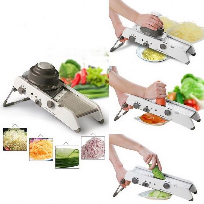 Professional Vegetable Grater Adjustable Stainless Steel Mandoline Slicer