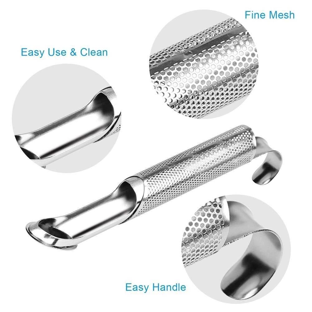 Stainless Steel Spice Strainer Mesh Pipe Tea Infuser