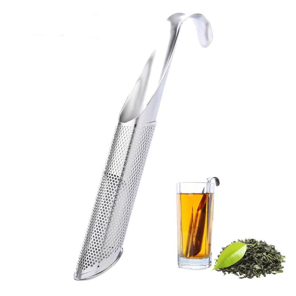 Stainless Steel Spice Strainer Mesh Pipe Tea Infuser