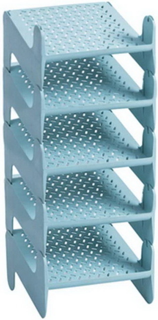 Space Saving Shoes Storage Organizer High Quality Plastic Stackable Shoe Rack