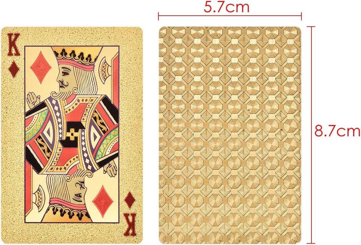 High Quality Custom Advertising Poker Cards Playing Cards Printing Poker Pvc Waterproof Plastic Gold Black Playing Cards In Bulk