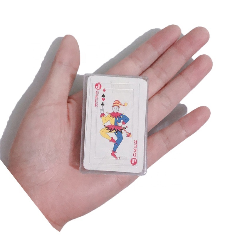 Mini Playing Card Small Casino Poker Game FSC BSCI SEDEX FAMA C-TPAT ISO14001 FCCA WCA Social Audit Factory