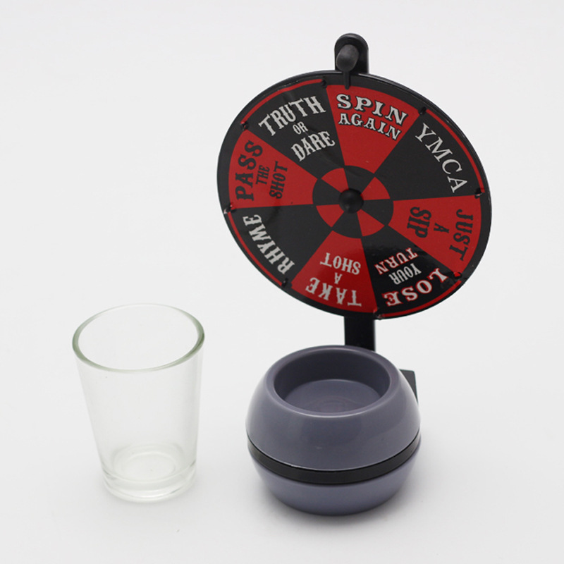 wheel of shots drinking game Bar Family Party Drinking Game Supplies Shot Glasses Shot Spinner