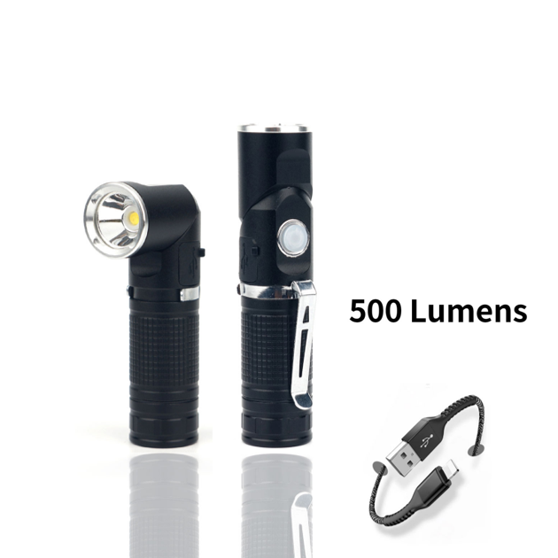 Multifunction Camping High Lumen Mini Flashlight Waterproof Aluminium Flashlight Led Rechargeable Torch Portable Flash Light