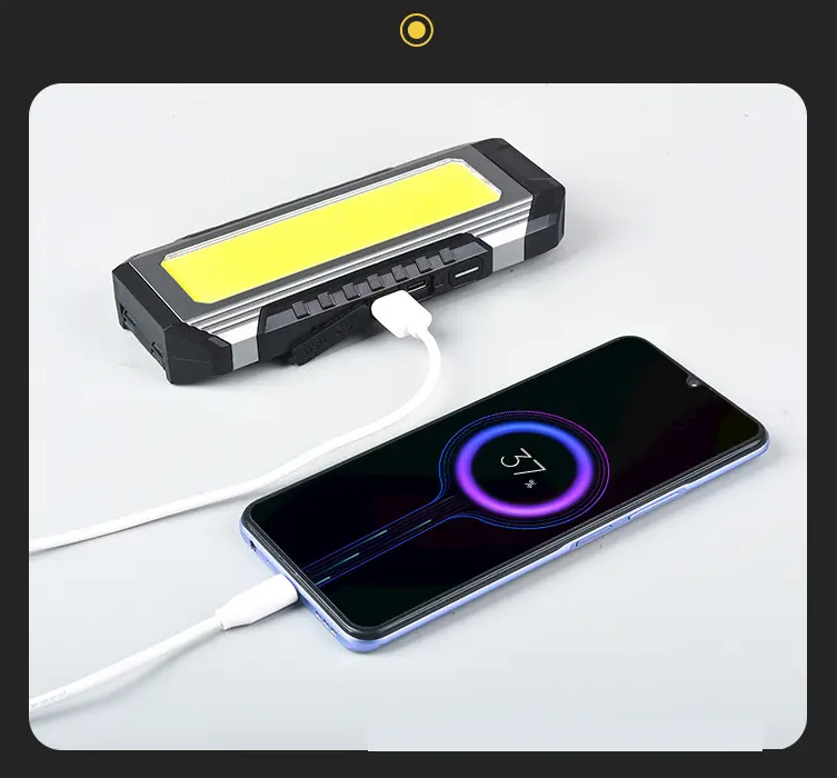 New LED working auto repair light USB charging repair light with magnet stand multi-functional COB strong light flashlight