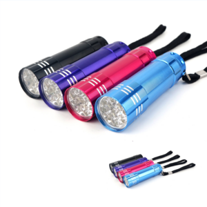 Aluminum Handheld Emergency 3 AAA Dry Battery Mini Portable LED Torch Light Flashlight For Camping