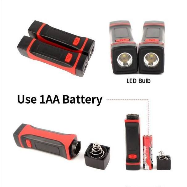 New detachable emergency AA/ Rechargeable magnet adjustable portable LED neck work light for automotive repair