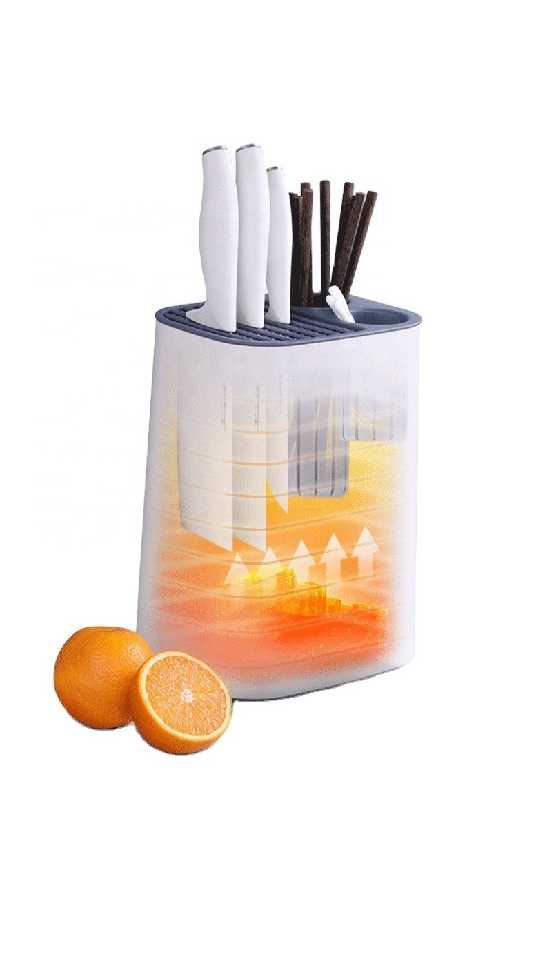 UV Disinfection Sterilizer Knife Block Holder Rods