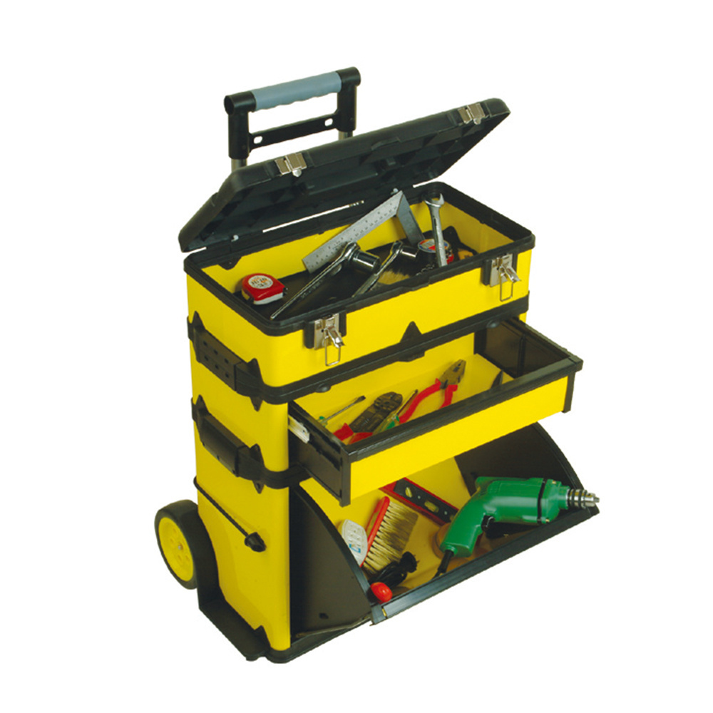 Metal Material Trolley Wheels Tool Box Drawer Storage Tool Box