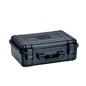 Hard Long Carry Shockproof Waterproof Protective Gun cases PP Plastic Case with Customize Foam