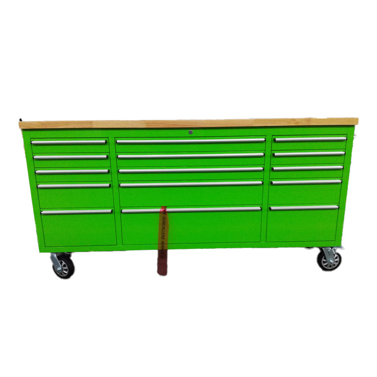 72 Inch Stainless Steel Tool Box Roller Rolling Storage Tool Garage Cabinet Drawer