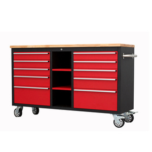 Factory Price 60 Inch Stainless Steel Rolling Tool Cabinet Chest Drawer Slides