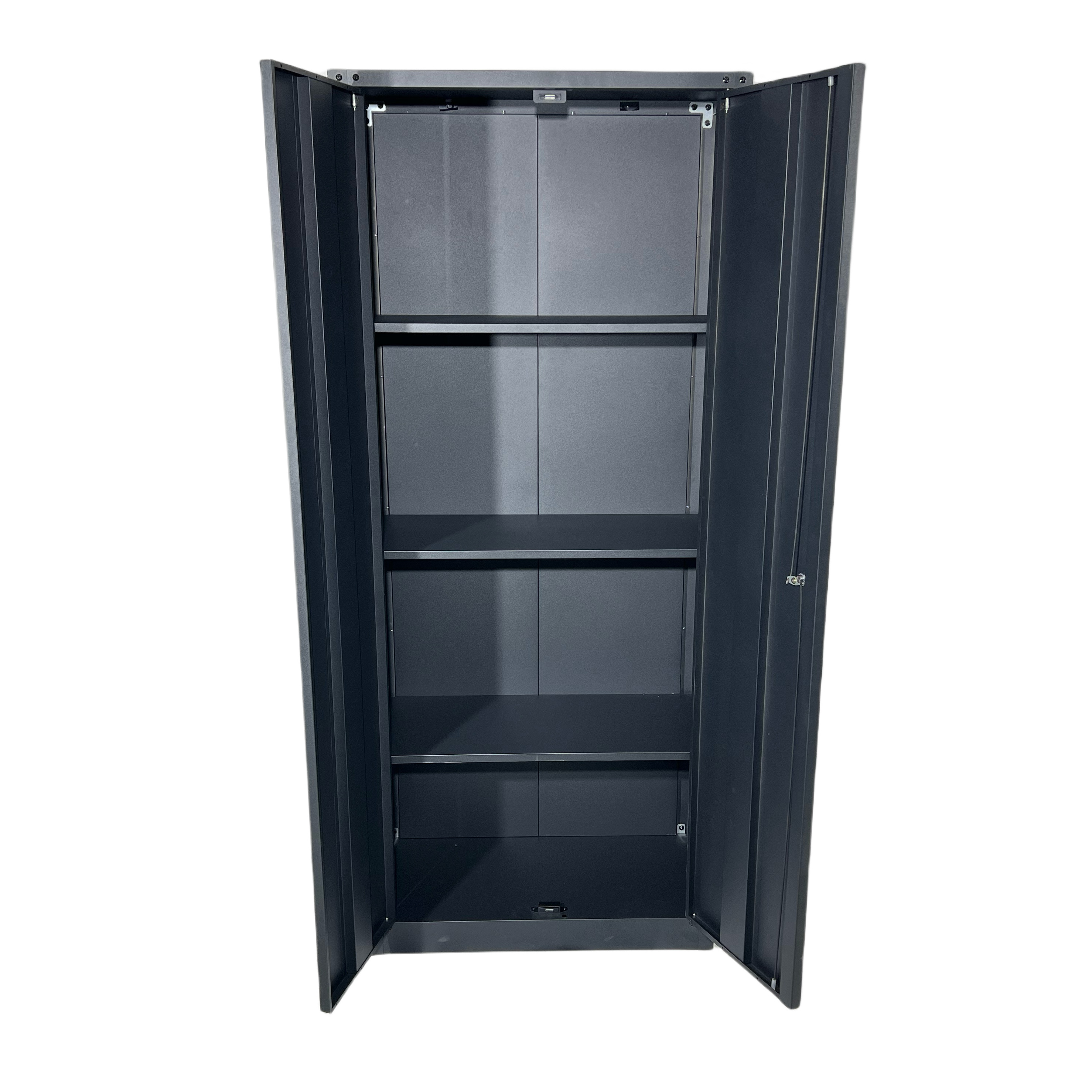 High Quality Sheet Metal Steel Garage Tool Locker Two Door Metal Storage Cabinet