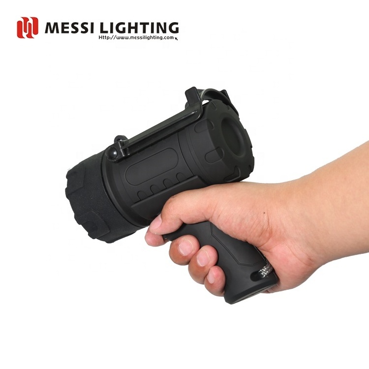 Detachable Red Light Filter Spotlight 1500 Lumen LED Waterproof Rechargeable Flashlight