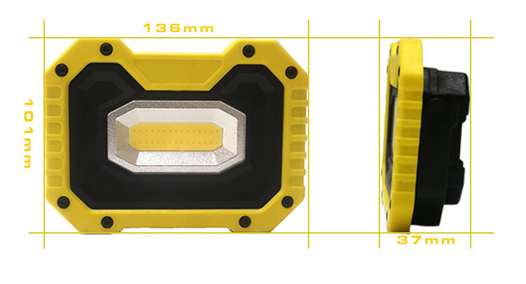 500 Lumen Rechargeable worklight with wireless Speaker,  outdoor Wireless COB work light