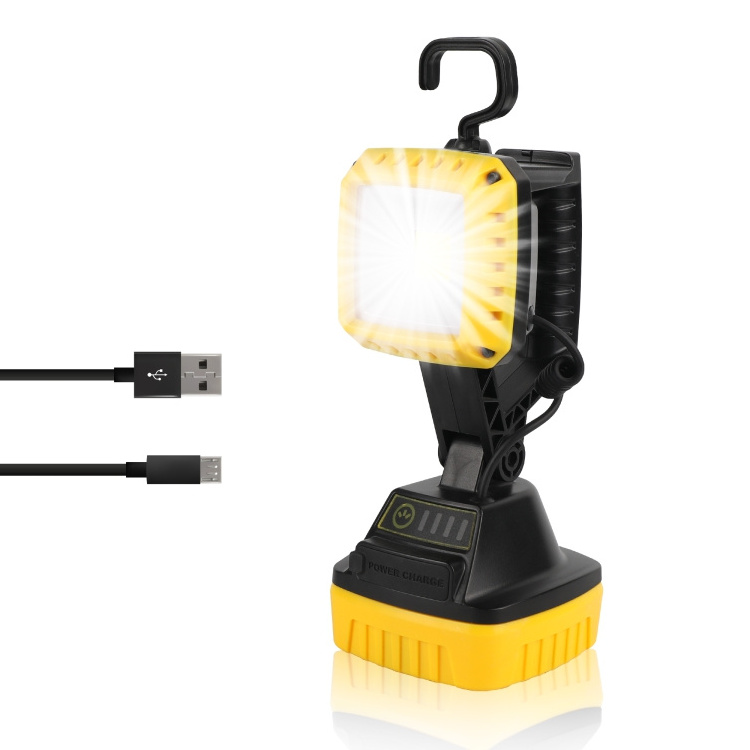 auto lighting system inspection USB Rechargeable magnetic LED COB work light