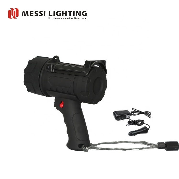 Detachable Red Light Filter Spotlight 1500 Lumen LED Waterproof Rechargeable Flashlight